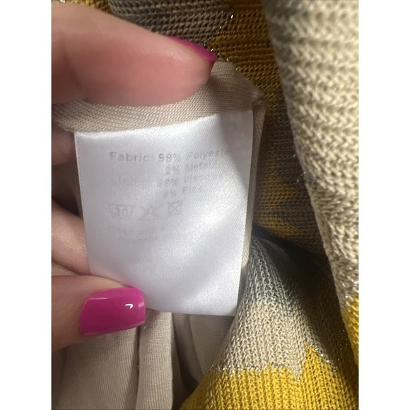 Anthropologie Seen Worn Kept Cilla Striped Knit A-Line Pull On Maxi Skirt Size 8 - Picture 7 of 10